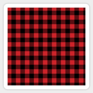 Buffalo Plaid Rustic Lumberjack Buffalo Check Pattern Sticker